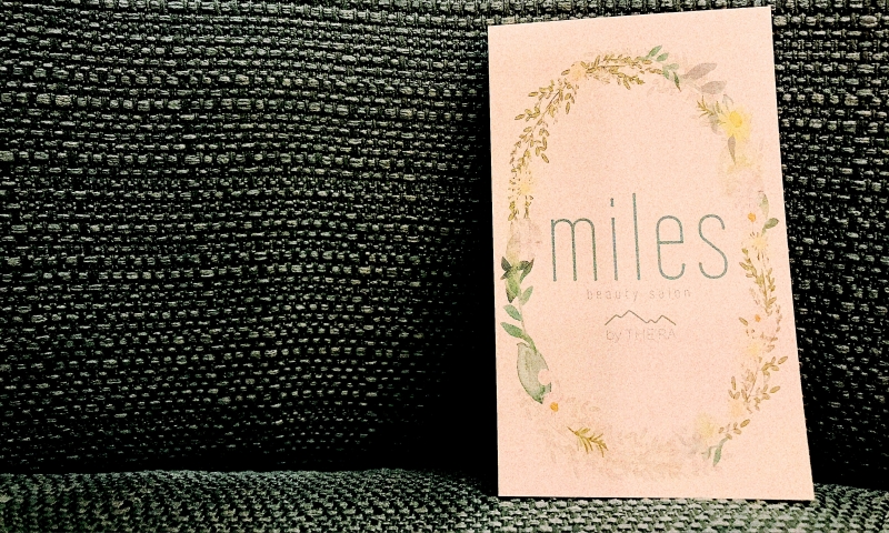 miles by THE'RAをご紹介ください♪♪